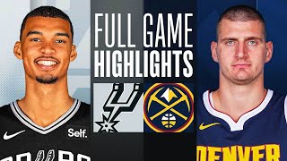 SPURS at NUGGETS | FULL GAME HIGHLIGHTS | April 2, 2024