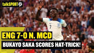 SAKA BAGS HAT-TRICK! 🔥 Jason Cundy & Jermaine Pennant react as England THRASH N. Macedonia 7-0! 🤯