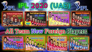 IPL 2020 UAE - All Team Foreign Players List | All team Squad for IPL 2020 | Creative tv 24
