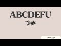 ABCDEFU - gayle ( lyrics ) by AloisaLyric