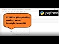 Python(Matplotlib):- Marker size, Color, Linestyle, Linewidth etc (part3)
