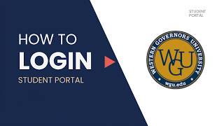 How to Login to Western Governors University Portal | Step-by-Step Student Guide