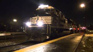 NS 1129 West at Mont Clare 1/14/16 (HD)