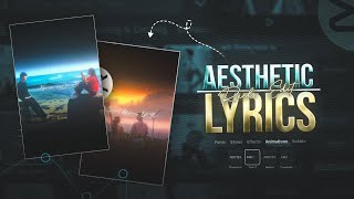 Instagram Trending AESTHETIC LYRICS reels Edit | Capcut | Full Tutorial