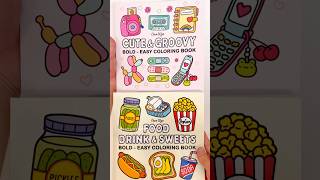 Our new coloring books: "Food Drink & Sweets" and "Cute & Groovy" | Coco Wyo Coloring Book
