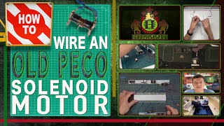 How to wire a old Peco Solenoid Motor DC \u0026 DCC - Includes intro to DDC Concepts ADS-8SX