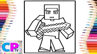 Minecraft Coloring Pages/Steve with Sword/Jim Yosef - Arrow/Cartoon - On & On [NCS Release]