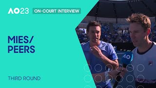 Mies/Peers On-Court Interview | Australian Open 2023 Third Round