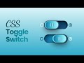 CSS Toggle Switch | Skeuomorphic CSS