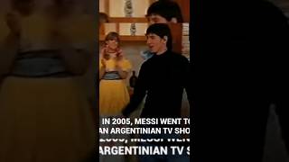 MESSI'S UNSEEN CLIP HUMILIATED BY ARGENTINIAN TV SHOW IN 2005 #messi #humiliation #football