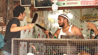Crazy Chicken Seller Selling DONKEY Meat Prank By Raj - Baap Of Bakchod