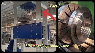 500 tons hydraulic cylinder production part 1 🌍