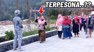 TERPESONA DENGAN PATUNG HIDUP !! Statue Prank Ngakak Kocak 😂