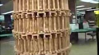 Jenga Tower Of Pisa Crash - HQ Full Video