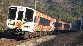 【4K】JR土讃線　特急南風2000系気動車