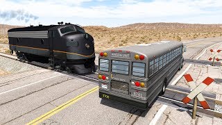 Train Accidents #1 - BeamNG DRIVE | SmashChan