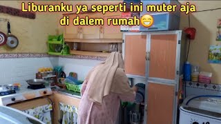 BERSIH BERSIH RUMAH HIJAU SEDERHANA, BEBERES DAPUR, BEBERES KAMAR DAN BEBERES RUANG TAMU #minivlog