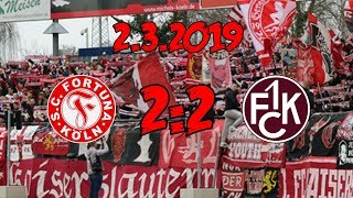 S.C. Fortuna Köln 2:2 1., FC Kaiserslautern - 2.3.2019 - Wieder nur eine Punkteteilung...