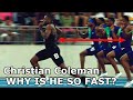 The truth behind Christian Coleman's speed