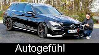612 HP BEAST performmaster Mercedes-AMG C63S Estate/Wagon/T-Modell FULL REVIEW test driven 2016