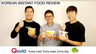 Korean Instant Food Review | Live10  [Qoo10 Original]