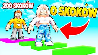 ROBLOX OBBY, ALE MAMY OGRANICZONE SKOKI z SMILESLOW! (Limited Jumps)