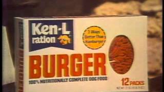 Ken-L Ration Burger Time 1977 TV commercial