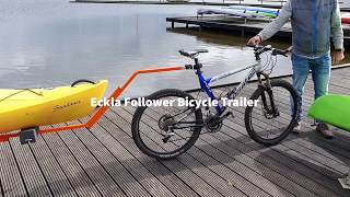 Eckla Follower Test, Bicycle Kayak-Surfboard Trailer