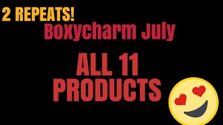 BOXYCHARM ALL 11 PRODUCTS for July 2019  FULL SPOILERS Sneak Peeks
