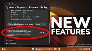 Enable New Hidden Features in Windows 11 25262 - Auto Color for Apps and No Sign-In for Widgets
