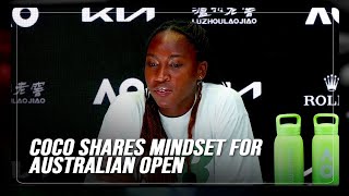 Coco Gauff says a change of mindset has made the biggest difference to her game