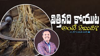 విత్తినది కోయుట అంటే ఏమిటి? - A Man Reaps What He Sows? - Dr. Noah