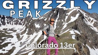 GRIZZLY PEAK 13,988ft  COLORADO 13er