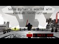 SOLO DYLAN'S WORLD - COMBAT INITIATION