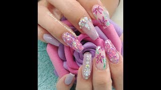 OmbreNails/Acrylic Design CJP and Flowers