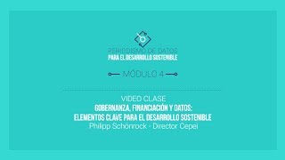 Gobernanza, financiación y datos: elementos clave para el desarrollo sostenible