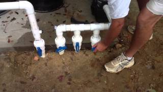 How to set the valves for your manual or automatic pool cleaner, Virginia Pool Builder