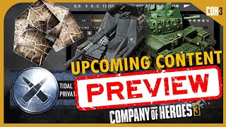 New Maps, Badges, Units - Upcoming Content Preview  | Company of Heroes 3