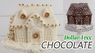 Chocolate Holiday House DIY / Gingerbread House