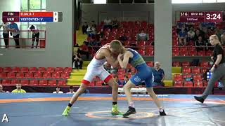 1/8 GR - 51 kg: T. OJALA (FIN) v. V. VOITOVYCH (UKR)