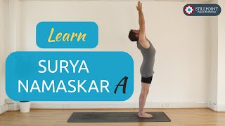 Learn Surya Namaskar A from the Ashtanga yoga practice