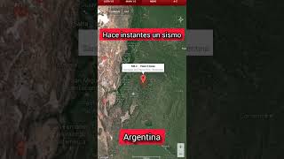 sismo en Argentina hoy martes