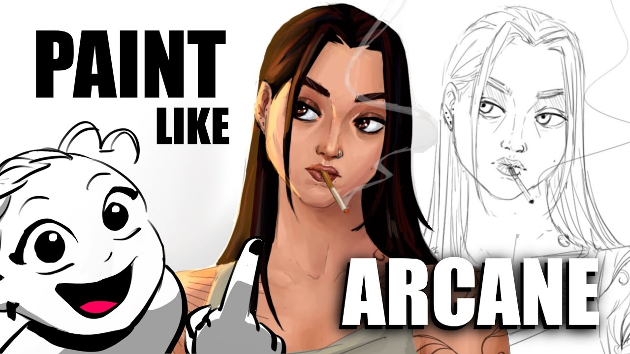 How To Paint Like Arcane Youtube