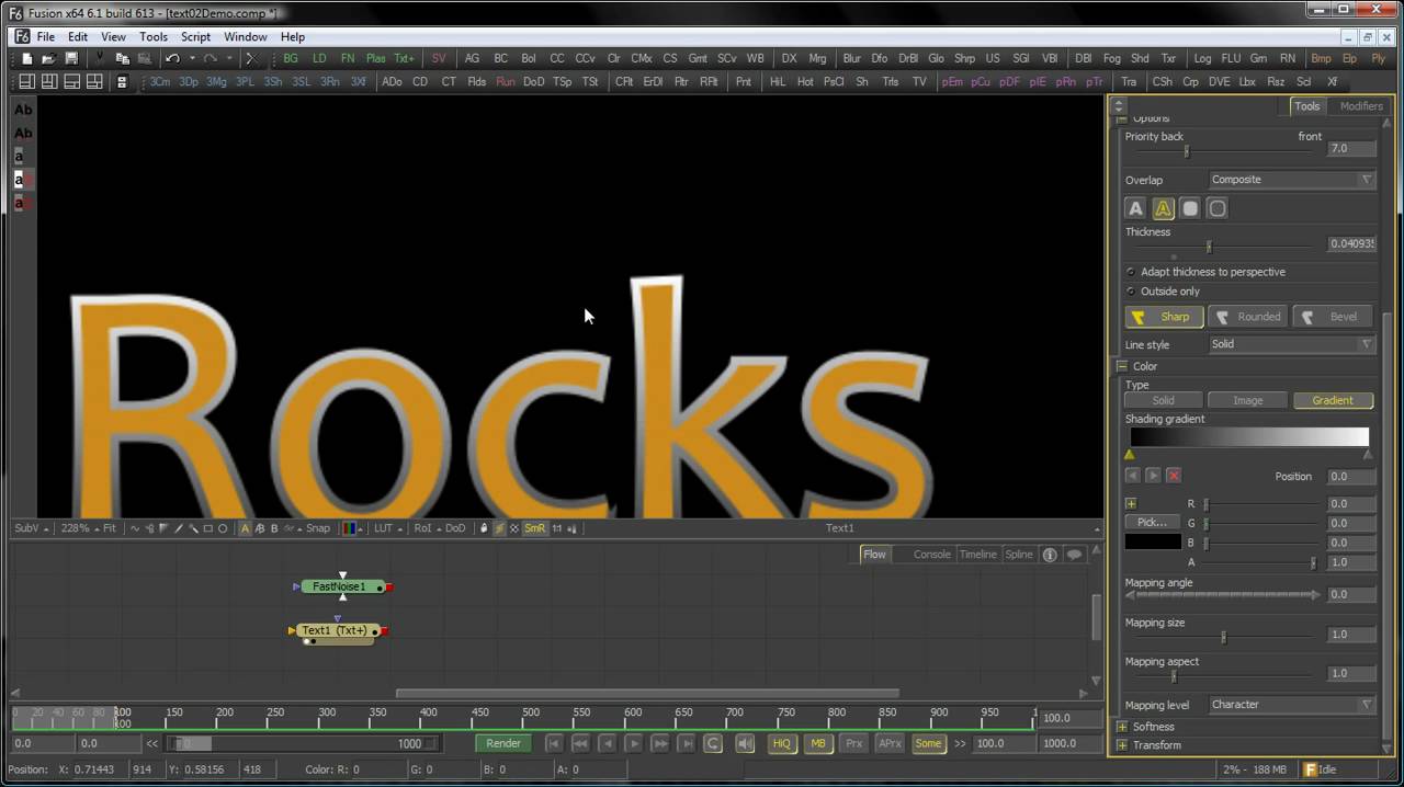 Fusion Tooltorial Text Part Three Youtube