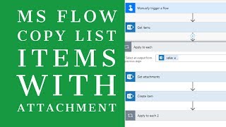 Microsoft Flow - Copy List Items with attachment to another list | MS Flow Copy List attachment