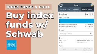 Invest in Index Funds w/ Charles Schwab Tutorial for Beginners | Millennial Money Honey