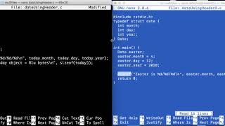 Using a C structure in multiple files.