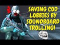 Soundboard Trolling Sniper SAVES COD with LAUGHS! (HILARIOUS)