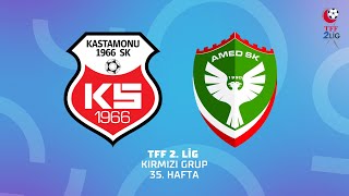 TFF 2. Lig Kırmızı Grup | GMG Kastamonuspor - Amed Sportif Faaliyetler