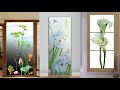 Beautiful Frosted glass divider ideas stained glass door frosted glass film design